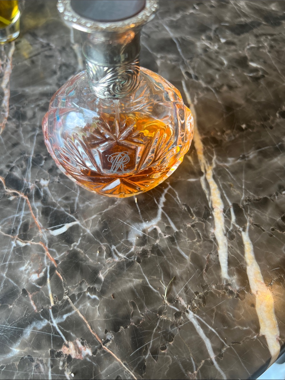 Safari- Cut Crystal  Bottle
